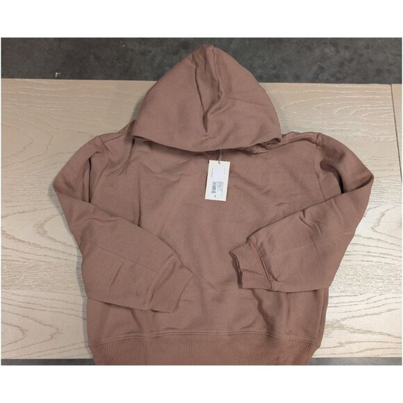 A New Day Women's Light Brown Hooded Sweatshirt Size Small - Picture 2 of 3